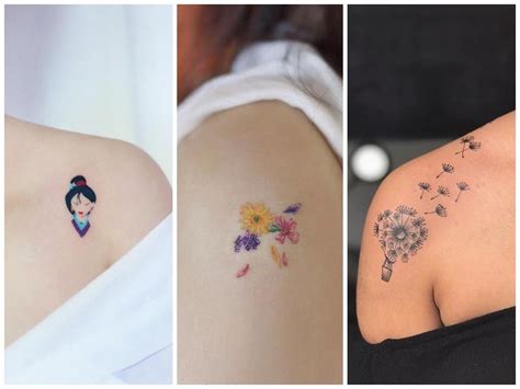 tatuajes pequeños tatuajes en el hombro para mujer